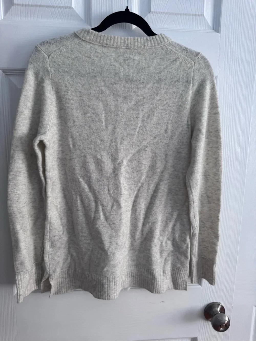 J. Crew Light Cream Crewneck Sweater